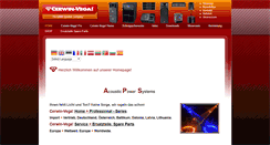 Desktop Screenshot of cerwin-vega-pro.de